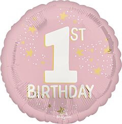 17" 1st Birthday Balloon