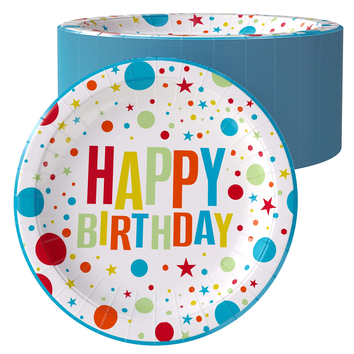 7" Birthday Plates (50 count)
