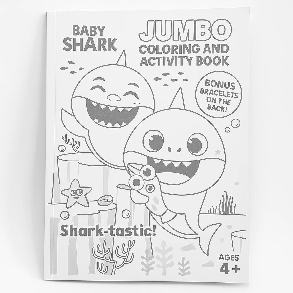 Baby Shark Jumbo Coloring & Activity Book (32 Pages)