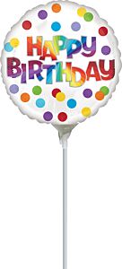 9" Happy Birthday Stick