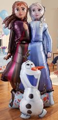 Frozen II Elsa, Anna & Olaf Foil AirWalker Balloon