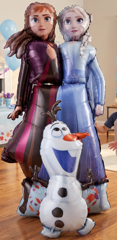 Frozen II Elsa, Anna & Olaf Foil AirWalker Balloon