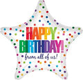 19" Happy Birthday From All Of Us