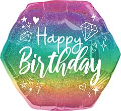 23" Happy Birthday Sparkle