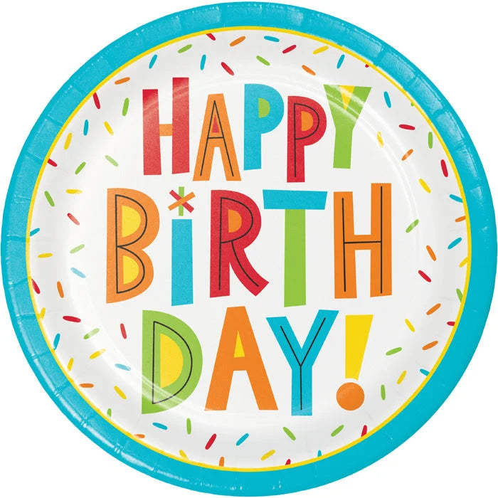 Birthday Plate 6.75" (8 Pack)
