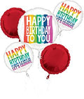 Rainbow Happy Birthday Bouquet