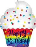 18" Happy Birthday Cupcake