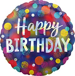 18" Happy Birthday Balloon
