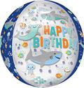 16" Happy Birthday Shark