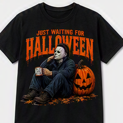 Just Waiting For Halloween T-shirt