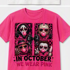 In October we wear pink Tshirt